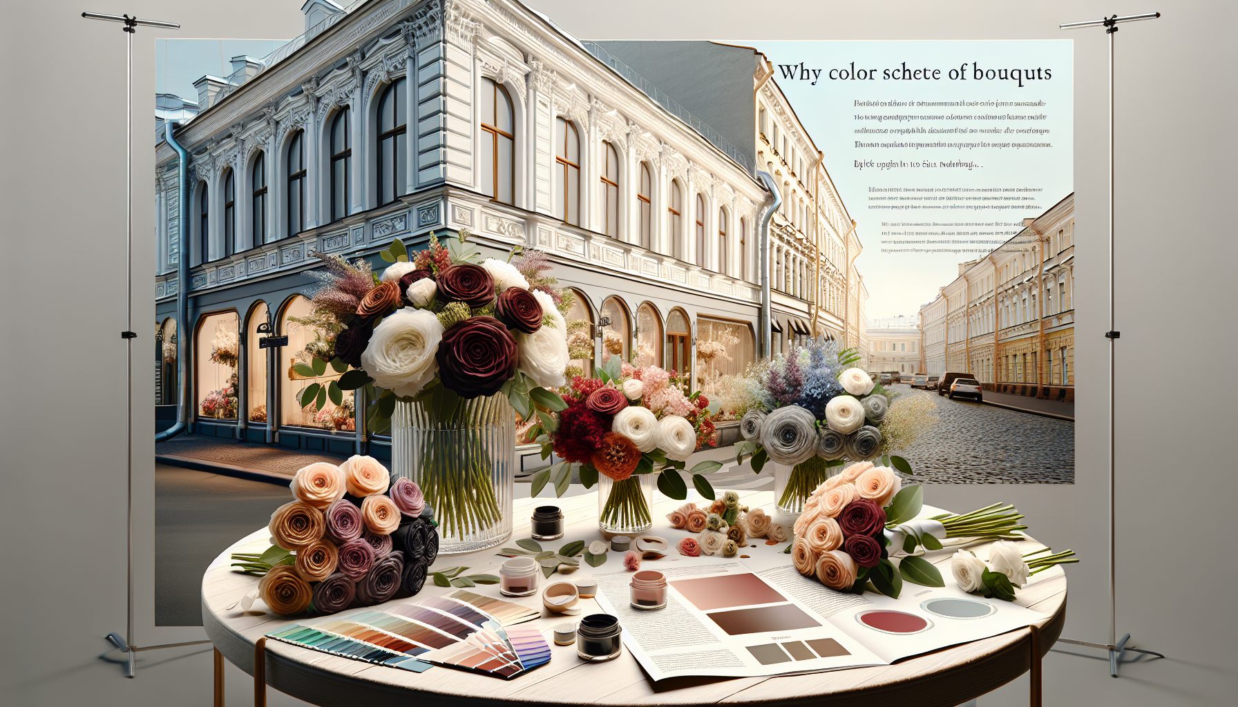 Почему цветовые схемы букетов так важны