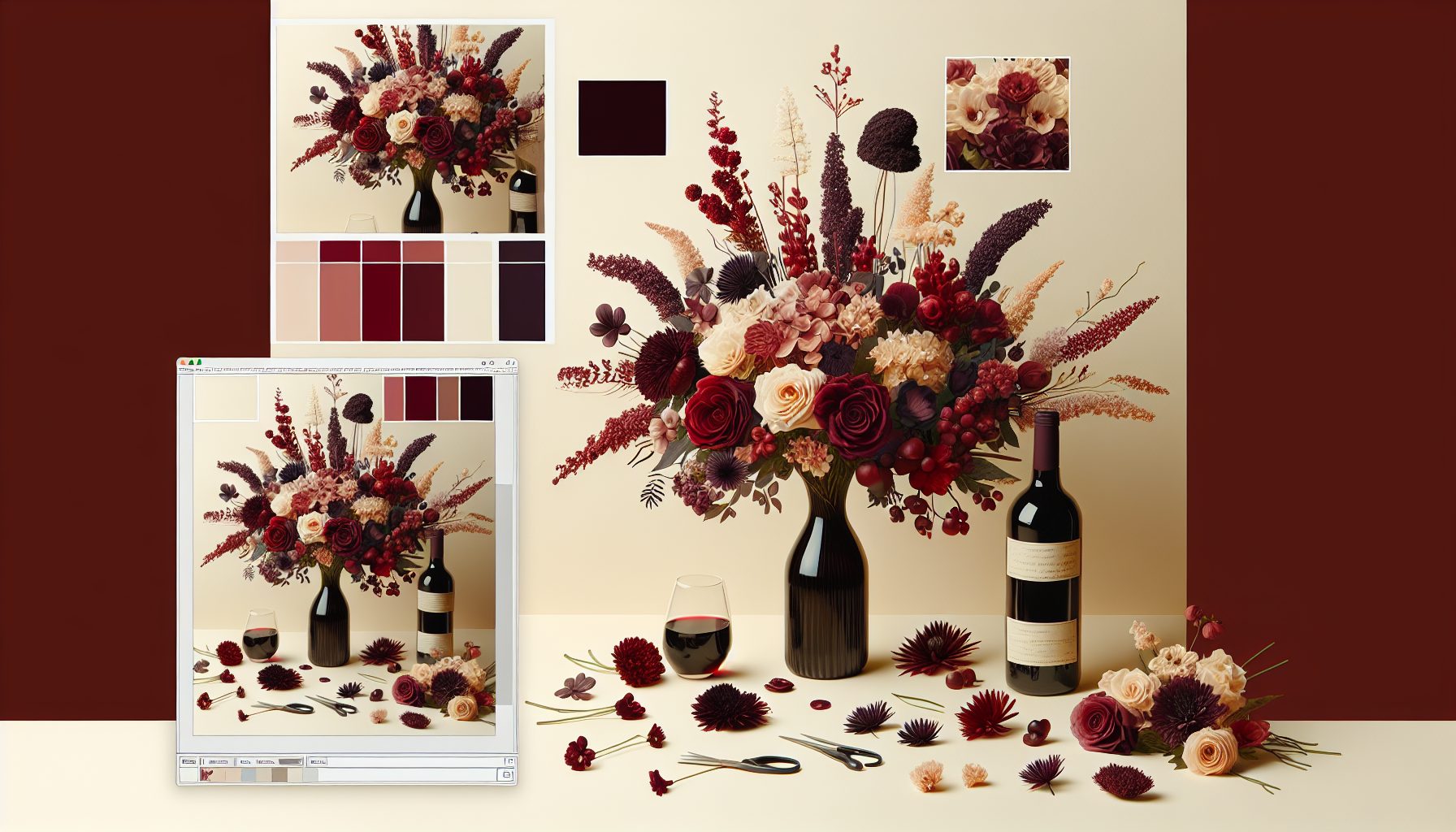 Винные оттенки: не просто бордо