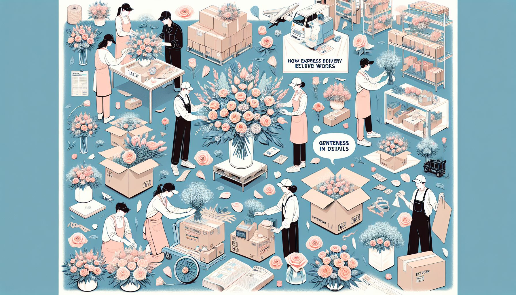 Логистика любви: как работает экспресс-доставка