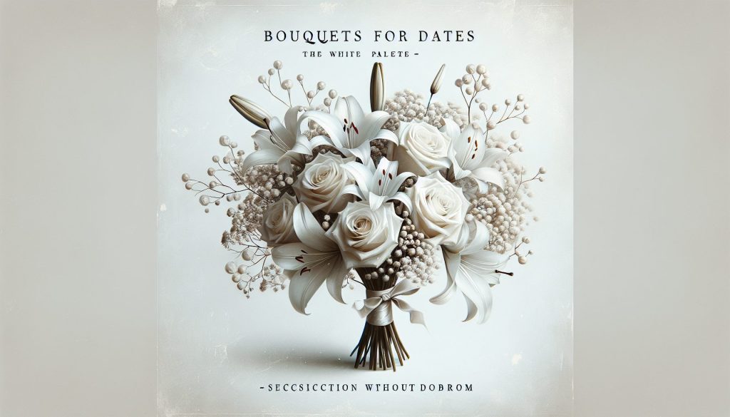 Букеты для свиданий: белая палитра — утончённость без скуки