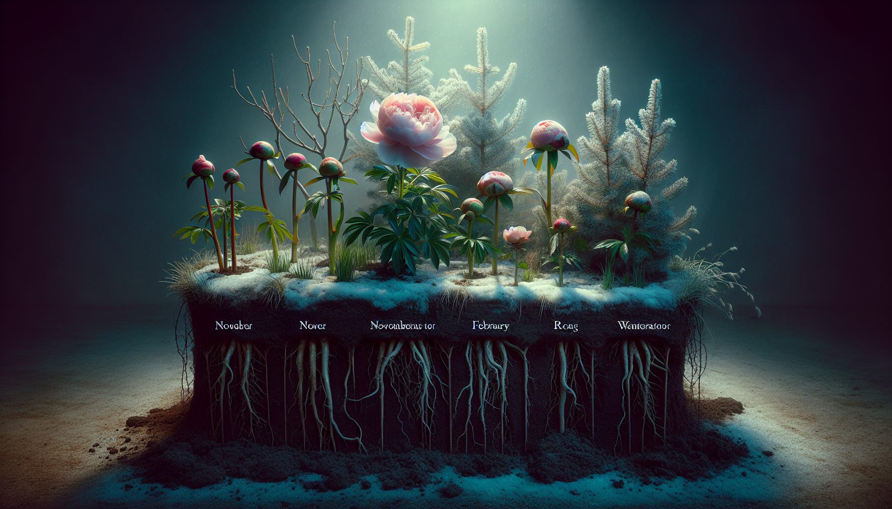 Ноябрь–февраль: ожидание и уход за корнями