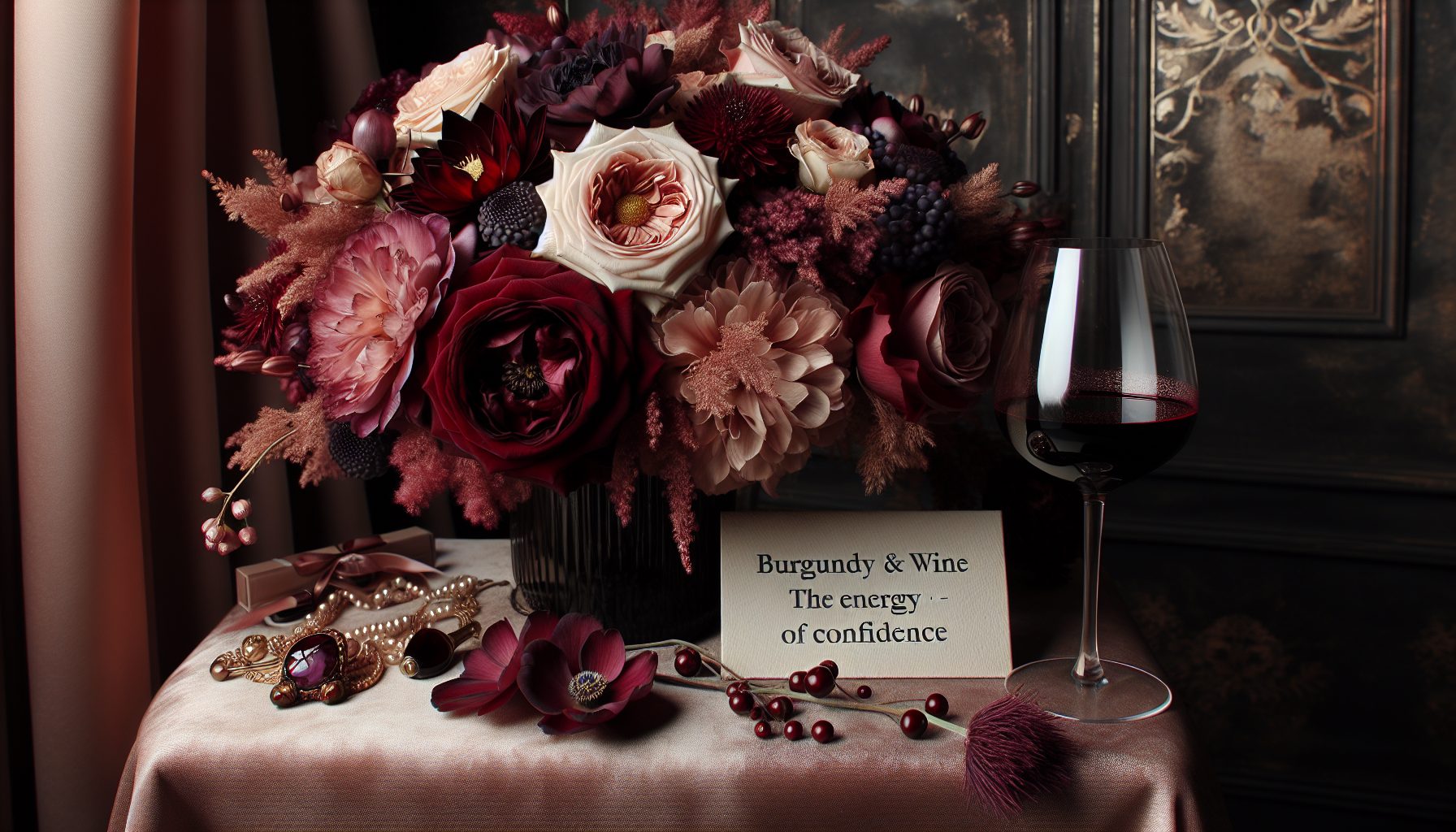 Бордовый и винный: энергия уверенности