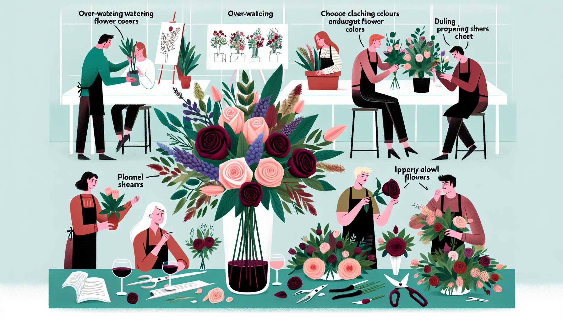 Ошибки, которые часто допускают начинающие флористы