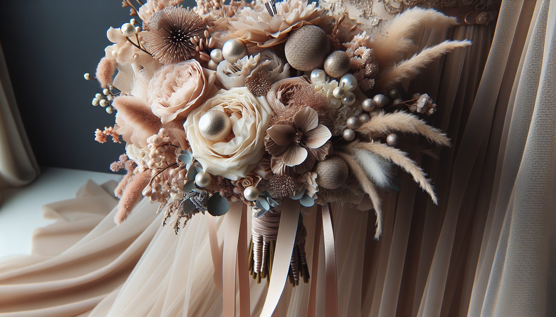 Акценты: текстиль, ленты и неожиданные материалы