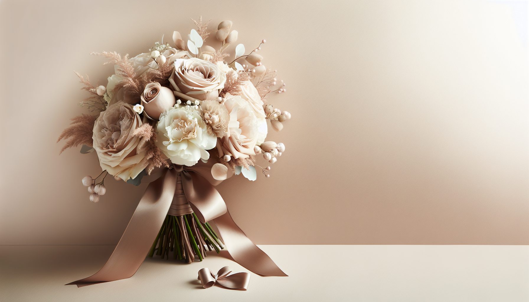 Почему нюдовый букет невесты стал символом стиля