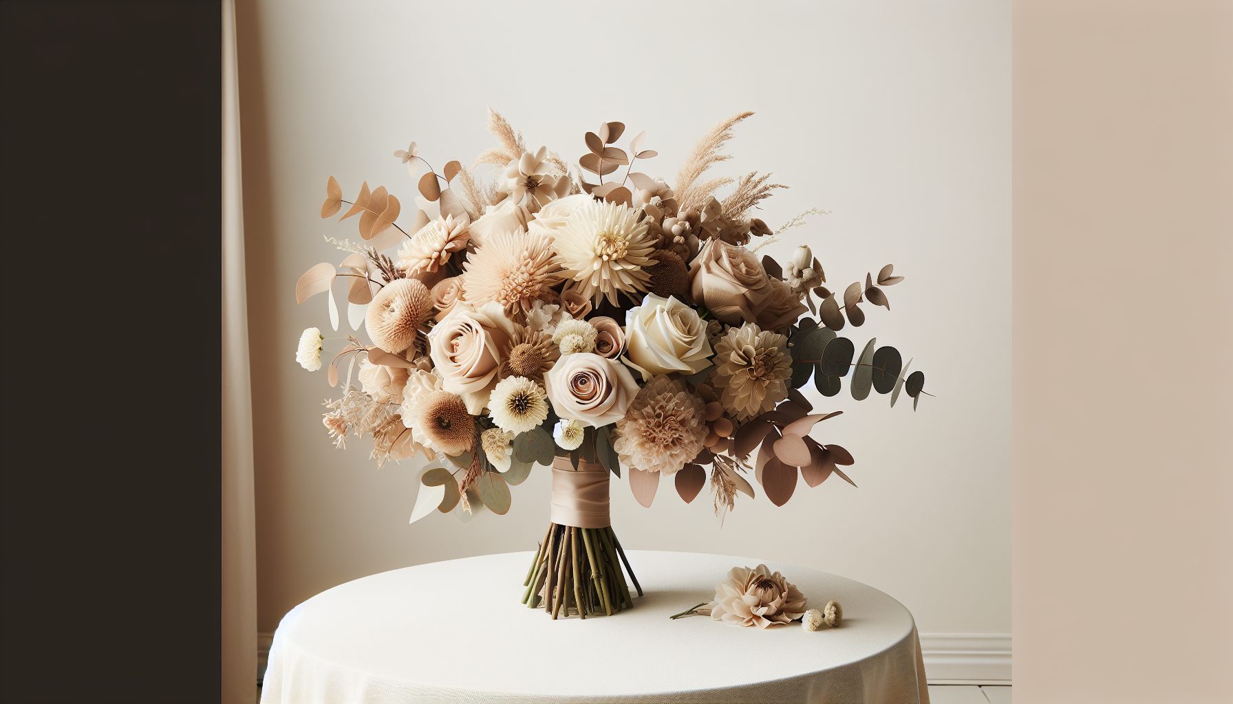 Что такое букет из нюдовых оттенков