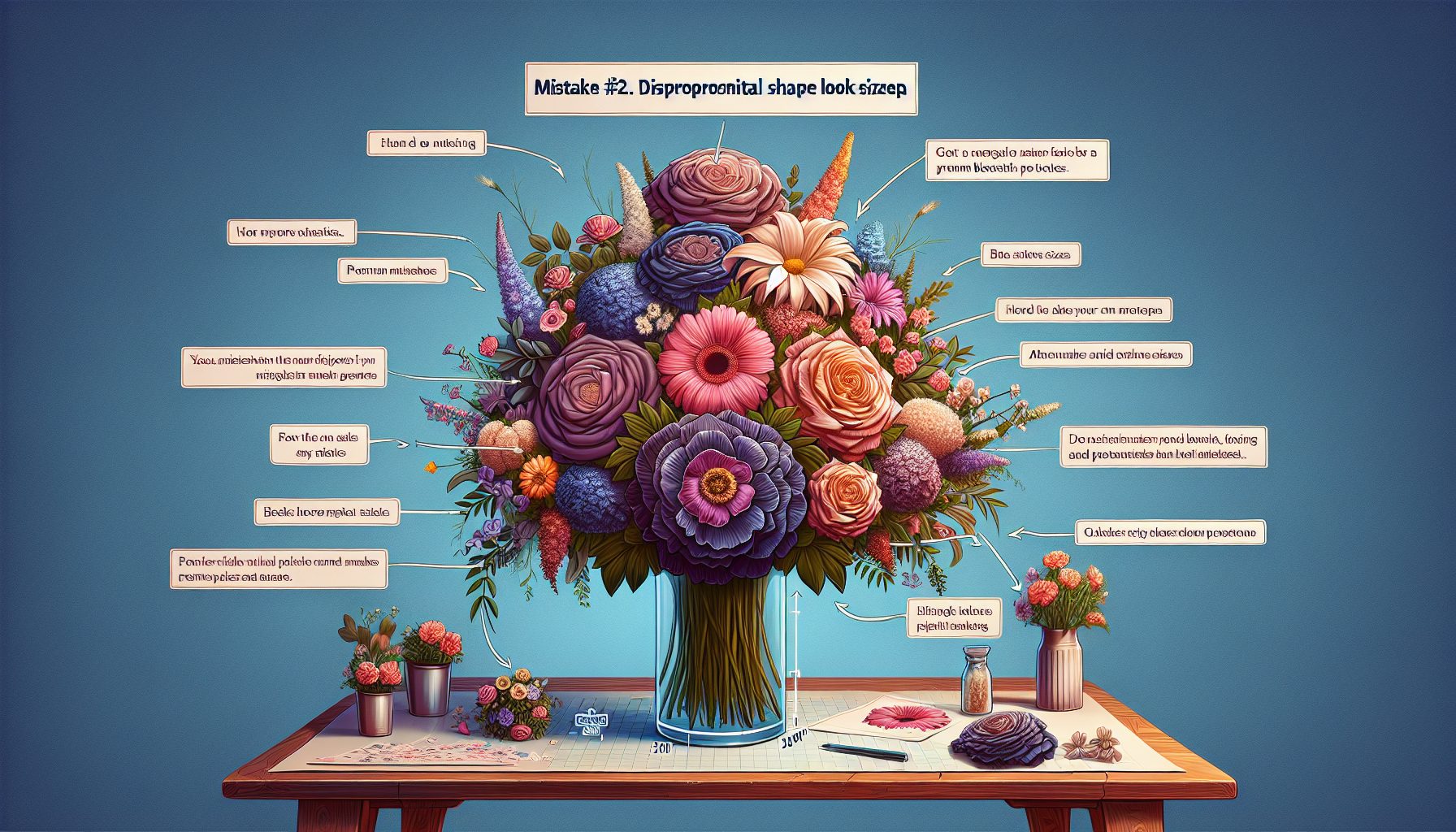 Ошибка №2. Непропорциональная форма и размер