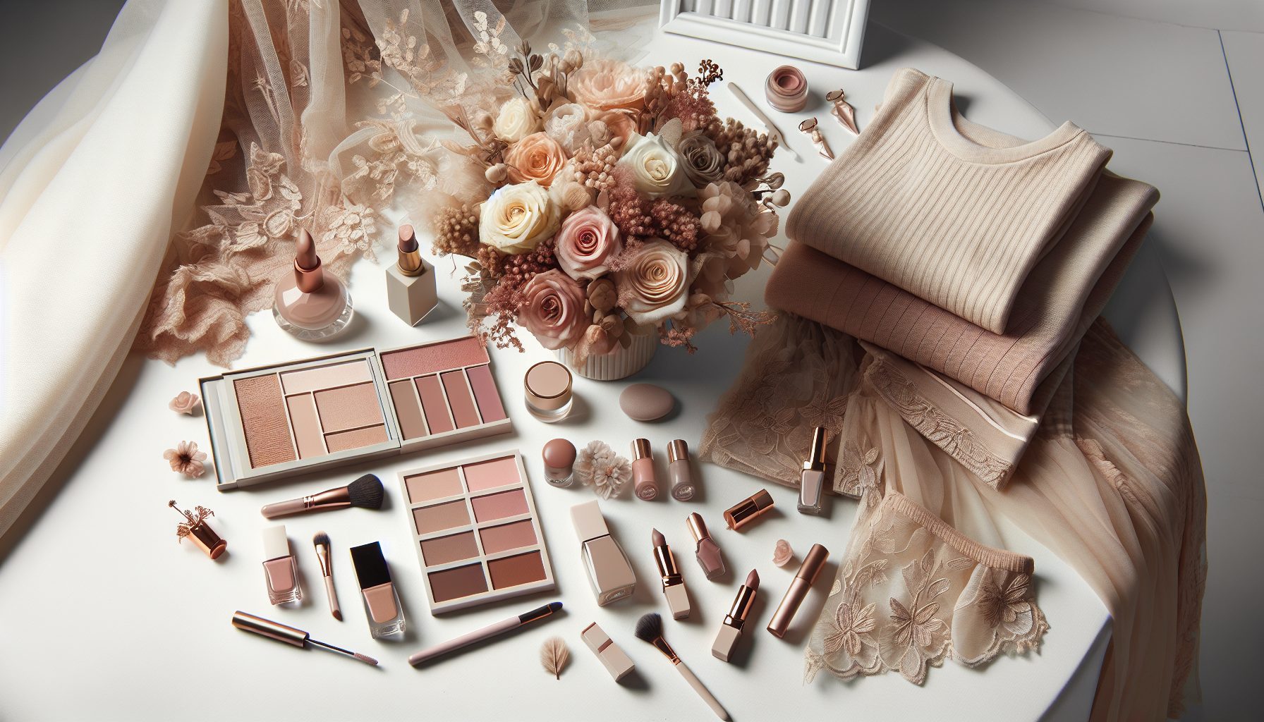 С чем сочетать нюдовые тона